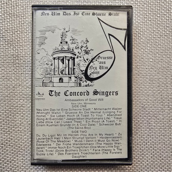 Other - The Concord Singers - The‎ Spirit of Neu Ulm through Song (Minnesota) Cassette